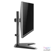 Kép 2/2 - Manhattan asztali állvány -  1db monitor részére (min.VESA:75x75, 17"-27"-ig, 360° fordítás, kábel rendező,7kg, fekete)