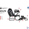 Kép 6/6 - Next Level Racing Szimulátor cockpit - GT-LITE Playstation Edition (Formula ülés; tartó konzolok)