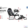 Kép 6/6 - Next Level Racing Szimulátor cockpit - GT-LITE Playstation Edition (Formula ülés; tartó konzolok)