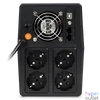 Kép 3/6 - NJOY Szünetmentes 1500VA - Horus Plus 1500 (4 Schuko, line-interaktív, RJ45 védelem, USB, szoftver, LCD kijelző, fekete)