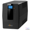 Kép 1/6 - NJOY Szünetmentes  600VA - Horus Plus 600 (2 Schuko, line-interaktív, RJ11 védelem, USB, szoftver, LCD kijelző, fekete)