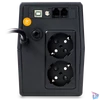 Kép 4/6 - NJOY Szünetmentes  800VA - Horus Plus 800 (2 Schuko, line-interaktív, RJ11 védelem, USB, szoftver, LCD kijelző, fekete)