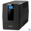 Kép 1/6 - NJOY Szünetmentes  800VA - Horus Plus 800 (2 Schuko, line-interaktív, RJ11 védelem, USB, szoftver, LCD kijelző, fekete)