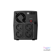 Kép 1/6 - NJOY Szünetmentes  1500VA - Keen 1500 USB (4 Schuko, line-interaktív, USB menedzsment, RJ11/45 vonalvédelem, fekete)