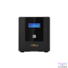 Kép 3/4 - NJOY Szünetmentes  1000VA - Cadu 1000 (2 Schuko, line-interaktív, USB menedzsment, RJ11/45 vonalvédelem(1Gb/s), fekete)