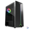Kép 1/8 - NJOY Számítógépház -  ANIL (fekete, ablakos, ATX, 1x12cm, 2xUSB2.0, 1x USB3.0)