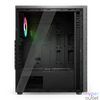 Kép 6/8 - NJOY Számítógépház -  ANIL (fekete, ablakos, ATX, 1x12cm, 2xUSB2.0, 1x USB3.0)