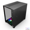 Kép 5/8 - NJOY Számítógépház -  AURA (fekete, ablakos, ATX, 7x12cm, 2xUSB3.0, 1x USB-C)