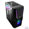 Kép 11/11 - NJOY Számítógépház -  FORT (fekete, ablakos, ATX, 2x12cm, 1xUSB2.0, 2xUSB3.0)