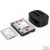 Kép 1/5 - Orico HDD/SSD Dokkoló - 6228US3-C-EU-B/51/ (2x 2,5"/3,5" HDD/SSD -> USB-A, Max.: 16TB, Klón, fekete)