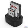 Kép 3/5 - Orico HDD/SSD Dokkoló - 6228US3-C-EU-B/51/ (2x 2,5"/3,5" HDD/SSD -> USB-A, Max.: 16TB, Klón, fekete)