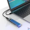 Kép 4/5 - Orico Külső M.2 ház - TCM2-C3-BL/17/ (USB-C 3.1 -> M.2 NVMe, Max.: 2TB, 10 Gbps, kék)