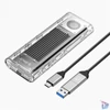 Kép 2/3 - Orico Külső M.2 ház - TCM2-G20-S (USB-A -> M.2 NVMe(M-key; B&M Key), Max.: 4TB, 20 Gbps, szürke)