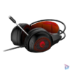 Kép 5/6 - Rampage Fejhallgató - RM-K23 MISSION (mikrofon, USB, hangerőszabályzó, nagy-párnás, piros)
