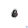 Kép 1/3 - Rampage Fejhallgató - RM-K27 X-JAMMER (mikrofon, 3,5 mm Jack, hangerőszabályzó, nagy-párnás, fekete, RGB LED)