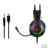 Kép 3/3 - Rampage Fejhallgató - RM-K27 X-JAMMER (mikrofon, 3,5 mm Jack, hangerőszabályzó, nagy-párnás, fekete, RGB LED)