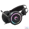Kép 2/5 - Rampage Fejhallgató - STORMY RGB (7.1, mikrofon, USB, hangerőszabályzó, nagy-párnás, 2m kábel, fekete)