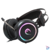 Kép 2/5 - Rampage Fejhallgató - STORMY RGB (7.1, mikrofon, USB, hangerőszabályzó, nagy-párnás, 2m kábel, fekete)
