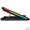 Kép 6/7 - Rampage Notebook Hűtőpad 17"-ig - AD-RC12 GAMEZONE (2*12cm venti, 100rpm, RGB LED) Fekete