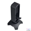 Kép 4/6 - Rampage Fejhallgató állvány - RM-H66 GUARD (fekete, műanyag, USB HUB, Egérkábel tartó, RGB)