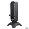 Kép 5/6 - Rampage Fejhallgató állvány - RM-H66 GUARD (fekete, műanyag, USB HUB, Egérkábel tartó, RGB)