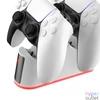 Kép 4/7 - Rampage Gamepad töltő - RP-PS5 (dokkoló 2x PS5 kontroller töltéséhez, fehér)