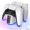 Kép 6/7 - Rampage Gamepad töltő - RP-PS5 (dokkoló 2x PS5 kontroller töltéséhez, fehér)