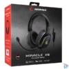 Kép 2/8 - Rampage Fejhallgató - Miracle-X6 RGB (PS4/PC/Xbox, mikrofon, USB, hangerősz., nagy-párnás, 2m kábel, fekete)