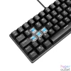 Kép 2/7 - Rampage Billentyűzet - PLOWER K60 Black US (Vezetékes, Mechanikus, Blue switch, angol, fekete, RGB LED)