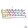 Kép 3/7 - Rampage Billentyűzet - PLOWER K60 White US (Vezetékes, Mechanikus, Blue switch, angol, fehér, RGB LED)