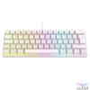 Kép 4/7 - Rampage Billentyűzet - PLOWER K60 White US (Vezetékes, Mechanikus, Blue switch, angol, fehér, RGB LED)