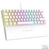Kép 6/7 - Rampage Billentyűzet - PLOWER K60 White US (Vezetékes, Mechanikus, Blue switch, angol, fehér, RGB LED)