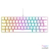 Kép 1/7 - Rampage Billentyűzet - PLOWER K60 White US (Vezetékes, Mechanikus, Blue switch, angol, fehér, RGB LED)