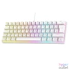 Kép 7/7 - Rampage Billentyűzet - PLOWER K60 White US (Vezetékes, Mechanikus, Blue switch, angol, fehér, RGB LED)