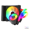 Kép 2/2 - Rampage CPU Water Cooler - ICEBLADE C4 (23dB max., 115,53 m3/h; 12cm, A-RGB LED, fekete)