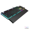 Kép 5/9 - Rampage Billentyűzet - KB-R28 BLADE PLUS (Vezetékes, Mechanikus, Blue switch, magyar LED, N-key, USB)