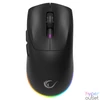 Kép 1/7 - Rampage Vezeték Nélküli Egér - PROTE M5 (Pixart PAW3311, Huano 80M, 24000 DPI, 400mAh, 6 gomb, RGB, Type-C, fekete)