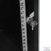 Kép 5/8 - S-Link Rackszekrény - 7U 19" fali kivitel (400x530x400mm, ablakos, Flatpack, Fekete)