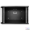 Kép 3/8 - S-Link Rackszekrény - 7U 19" fali kivitel (400x530x400mm, ablakos, Flatpack, Fekete)