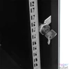 Kép 2/7 - S-Link Rackszekrény - 9U 19" fali kivitel (450x530x400mm, ablakos, Flatpack, Fekete)