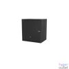 Kép 1/8 - S-Link Rackszekrény - 12U 19" fali kivitel (530x440x400mm, ablakos, Flatpack, Fekete)