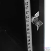 Kép 3/8 - S-Link Rackszekrény - 12U 19" fali kivitel (530x440x400mm, ablakos, Flatpack, Fekete)