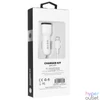 Kép 4/6 - S-Link Autós töltő - SL-EC30L (2db USB, 5V/2.4A/3,4A, 17W, Lightning, 100cm adat+töltőkábel, fehér)