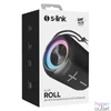 Kép 7/7 - S-Link Bluetooth Hangszóró - SL-S79 ROLL (RGB, 6W, 1200mah, hangerőszabályzó, IPX5, USB)