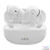 Kép 3/6 - S-Link Fülhallgató Vezeték Nélküli - SL-TWS08 White (Bluetooth, ENC, Type-C, 4x HD mikrofon, 40 óra, fehér)