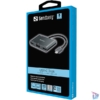 Kép 1/2 - Sandberg Notebook Dokkoló - USB-C Dock (USB-C bemenet; 2xHDMI+USB-A3.0+1xVGA kimenet)