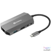 Kép 2/2 - Sandberg Notebook Dokkoló - USB-C 6in1 Travel Dock (USB-C bemenet; HDMI+2xUSB3.0+USB-C+RJ45+SD kimenet)
