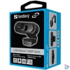 Kép 4/5 - Sandberg Webkamera - USB Webcam 1080P Saver (1920x1080, 30 FPS, USB 2.0, univerzális csipesz, mikrofon, 1,2m kábel)
