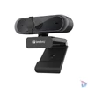 Kép 1/5 - Sandberg Webkamera - USB Webcam Pro (2592x1944 képpont, 5 Megapixel, 30 FPS, USB 2.0, univerzális csipesz, mikrofon)