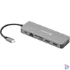 Kép 1/3 - Sandberg Notebook Dokkoló - USB-C 13-in-1 Travel Dock (Bemenet: USB-C, Kimenet: USB-C+3xUSB-A+2xHDMI+VGA+RJ-45+Audio)